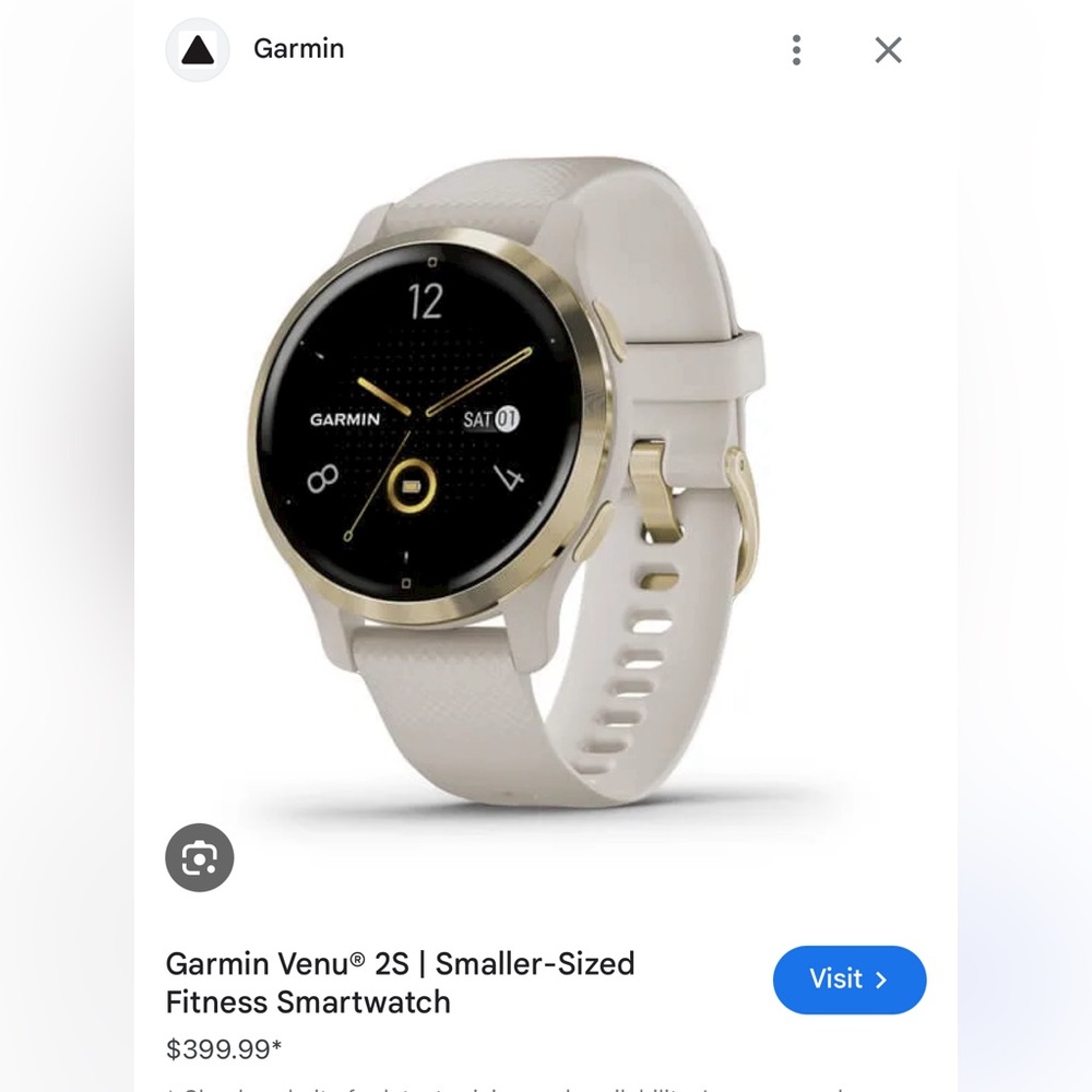 Garmin Venu 2S GPS Smartwatch